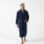 Men's Topstitch Robe - Navy by Baksana