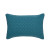 Luna Jacquard Pillowcase Teal - Back