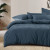 Tide Jacquard Denim Duvet Cover Set by Bambury