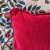 Burgundy Cushion by Floressents