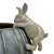 Rabbit Hanging Rim V - Grey by Linen & More