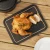 Eco Basics Carving Board with Juice Groove - Black - Natural