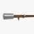 Camberwell Extendable Rod Set by Zaab - Walnut/Nickel 22/25mm (4-Pack Bundle)