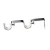 Wilson Double Bracket for 25mm Rod by Zaab - Silver