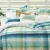 Close up of Freddie Duvet Set with Stripe Reverse