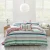 Freya Reversible Duvet Cover Set 250TC Painterly Striped Reverse by MM Linen