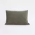 Front of Linea Cushion by MM Linen - 60 x 40cm - Olive