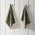 Linen Tea Towel by MM Linen (Set of 2) - Olive