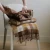 Caldwell Merino Lambswool Throw by Weave -  Autumn