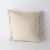 Back of - Fringe Cushion by Le Forge - 45 x 45cm - Sand