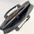Larch Black Leather Briefcase by Nikau Design
