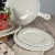 Melamine Pearl Dinner Sand Plate by Le Forge