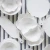 Melamine Pearl Platter Handle Round by Le Forge