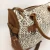 Aubrey Hide/Canvas Crossbody Bag/Tote Bag by Backyard