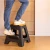 Compact 2 Step Bamboo On Top Foldable Stool by Vigar - 40cm