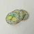 Set of 4 Ceramic Green/Lemon Coaster by Le Forge