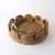 Set of 3 Natural Seagrass Round Scallop Trays by Le Forge