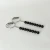 Set of 2 Resin Beaded Salad Servers by Le Forge - Black