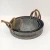 Set of 3 Round Tray Galvanized Rope/Rustic by Vanillaware