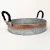 Round Tray Galvanized/Copper by Vanillaware