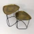 Antique Asymmetrical Coffee Table by Backyard (2 Pack)