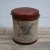 Steer Iron/Canvas/Leather Stool by Backyard