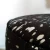 Pouff Black/Silver by Backyard