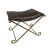Logan Folding Stool - Gold/Stitched Leather by Backyard
