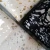 Chicago Stool Hide Black/Silver by Backyard