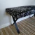 Chicago Stool Hide Black/Silver by Backyard