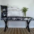 Chicago Stool Hide Black/Silver by Backyard