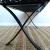 Chicago Stool Hide Black/Silver by Backyard