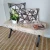 Chicago Stool Hide White/Gold by Backyard