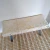 Chicago Stool Hide White/Gold by Backyard