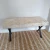 Chicago Stool Hide White/Gold by Backyard