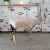 Tulsa Stool Hide White/Silver by Backyard