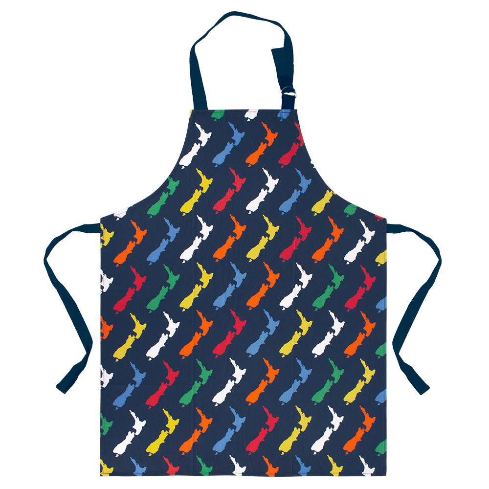 NZ Multi Colour Map Apron Commercial Supplies Ltd (CSL)