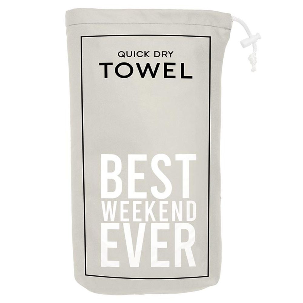 Best Weekend Ever Quick Dry Oversized Beach Towel by Santa Barbara ...