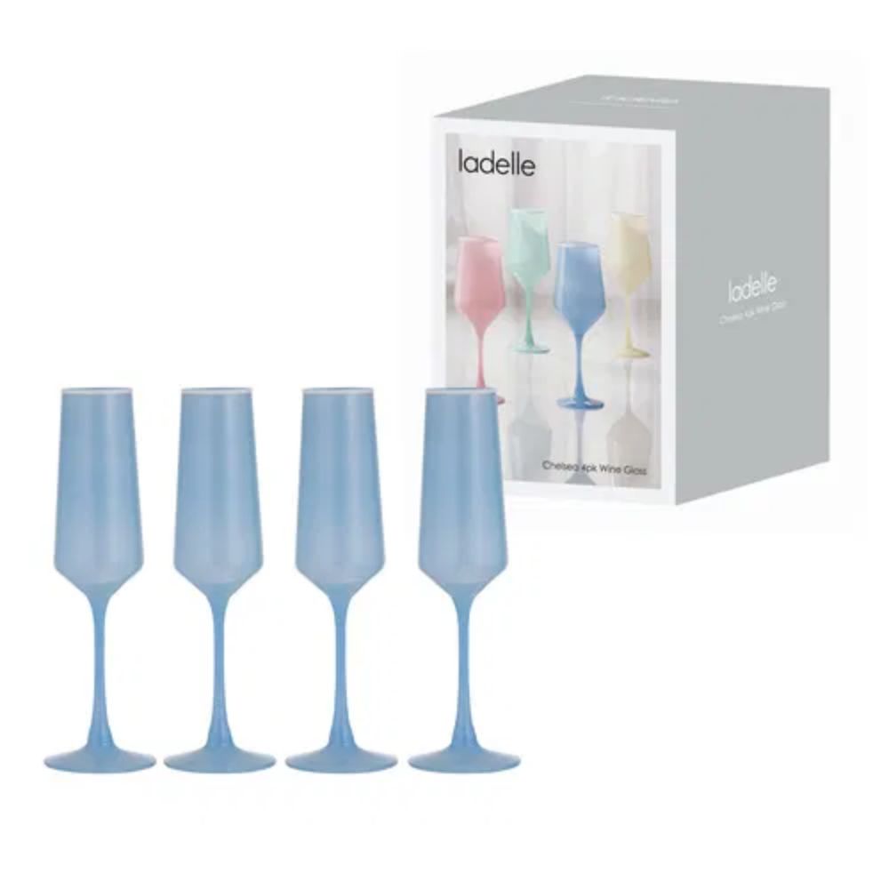 Shop Chelsea 4pk Champagne Glass by Ladelle CSL