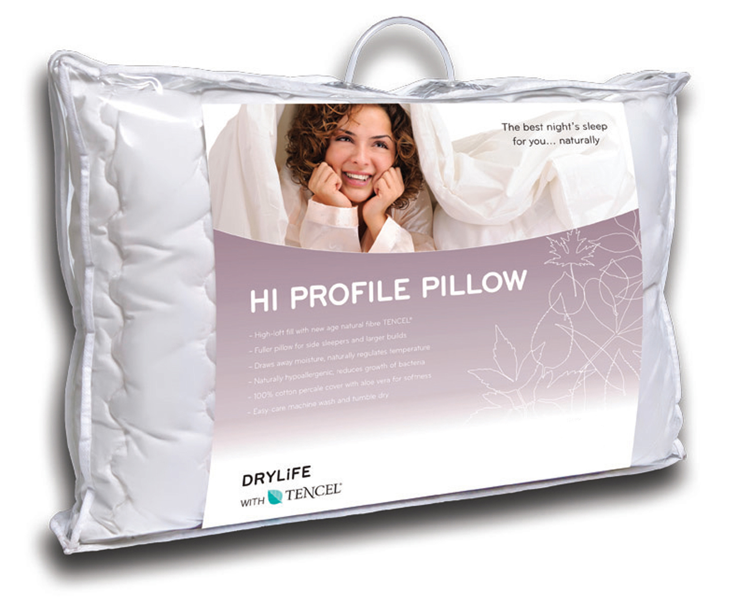 Buy DryLife® Hi Profile Tencel Pillow
