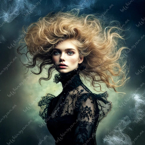 Ethereal Portrait in gothic style
