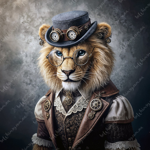 Steampunk lion