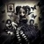 A haunting gothic doll with ram horns, lace gloves, and black roses, surrounded by eerie stuffed animals and butterflies—perfect for gothic decoupage and dark art projects.