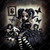 A haunting gothic doll with ram horns, lace gloves, and black roses, surrounded by eerie stuffed animals and butterflies—perfect for gothic decoupage and dark art projects.