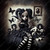 A haunting gothic doll with ram horns, lace gloves, and black roses, surrounded by eerie stuffed animals and butterflies—perfect for gothic decoupage and dark art projects.