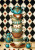 beWhimsy stacked teacup design rice paper for decoupage, mirrored A0 A1 A2 A3 extra large Wonderland theme