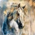 High-quality decoupage paper of a majestic stallion, perfect for upcycling furniture and DIY home decor projects.