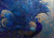 Stylised peacock artwork with decorative feather patterns and deep sapphire tones