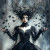 Storybook Gothic winter witch artwork portraying an ethereal forest monarch controlling a swarm of shadow-winged butterflies in a Whimsical Noir style.