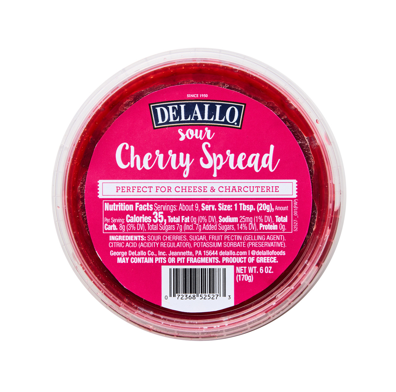 Sour Cherry Spread (Cup) | DeLallo